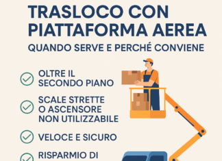 Trasloco Efficiente con Piattaforma Aerea