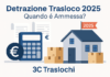 Detrazione Trasloco 2025