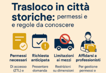Trasloco in città storiche