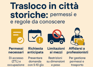 Trasloco in città storiche