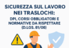 Sicurezza sul lavoro nei traslochi