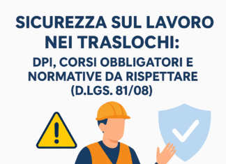 Sicurezza sul lavoro nei traslochi: DPI, corsi obbligatori e normative da rispettare (D.Lgs. 81/08) Sicurezza sul lavoro nei traslochi
