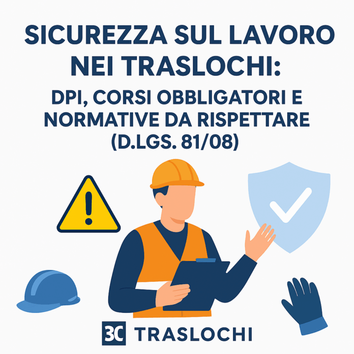 Sicurezza sul lavoro nei traslochi