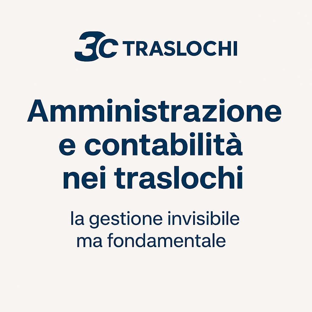 Amministrazione e contabilità nei traslochi