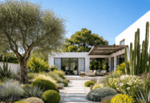 Giardino mediterraneo moderno