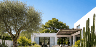 Giardino mediterraneo moderno